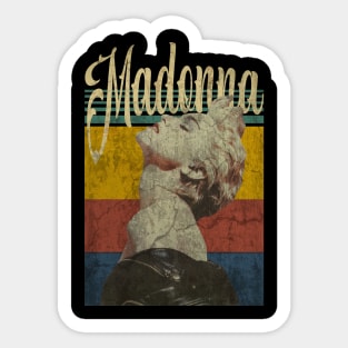 Madonna // Aesthetic 80s Vintage Style // Sticker